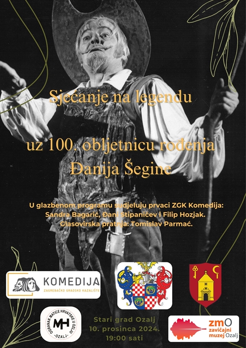 Sjećanje na legendu - koncert uz 100. obljetnicu rođenja Đanija Šegine
